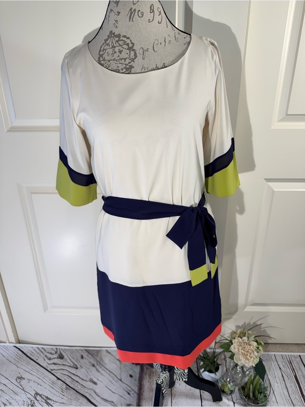 C. Luce Colorblock Dress Small